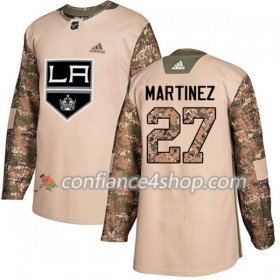 Adidas Maillot de Hockey Los Angeles Kings Alec Martinez 27 2017-2018 Camo Veterans Day Practice Authentic - Homme